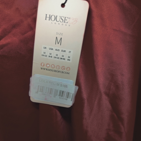 House Of CB Strappy Draped Lola Mini Dress Medium - Picture 11 of 13